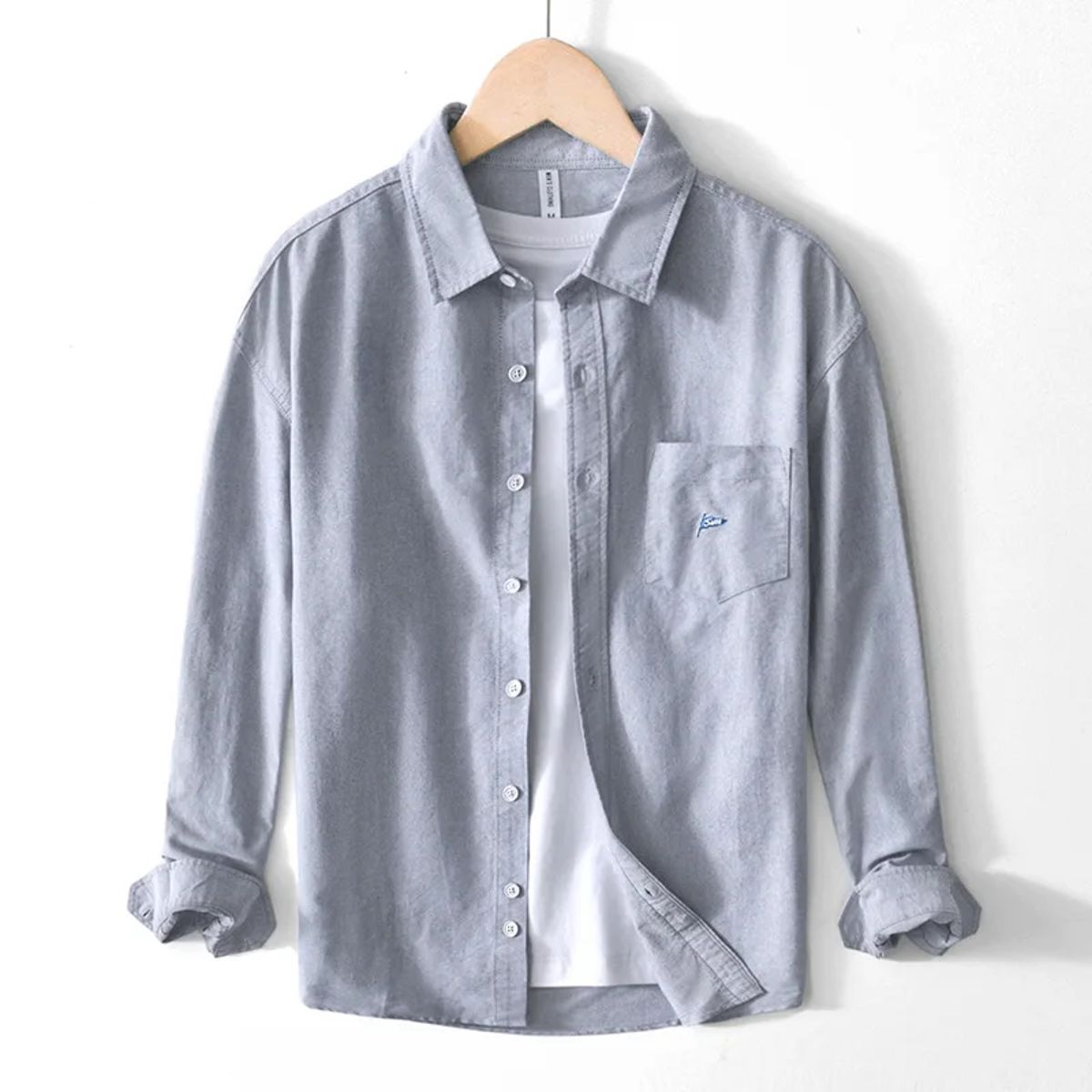 Breathable Cotton Outdoor Shirt Long Sleeve Casual Versatile Wear Breathable Cotton Outdoor Shirt Long Sleeve Casual Versatile Wear