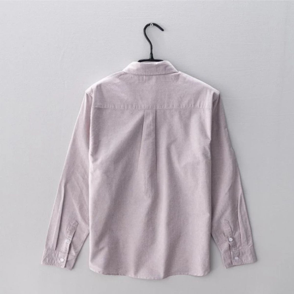 Men’s Cotton Oxford Shirt Long Sleeve Business Casual Wear