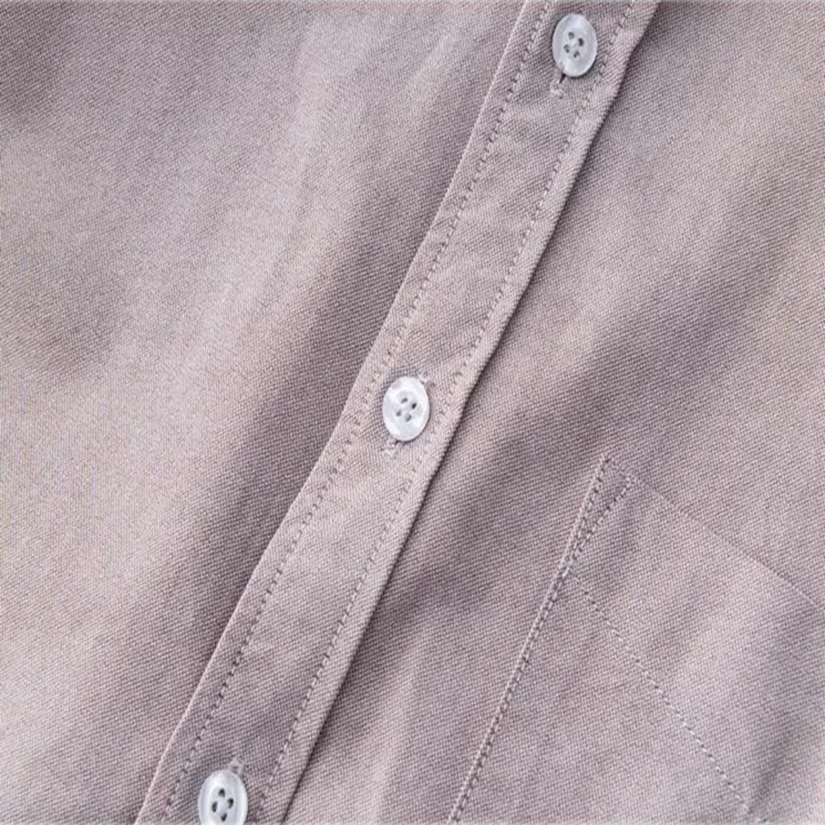 Men’s Cotton Oxford Shirt Long Sleeve Business Casual Wear