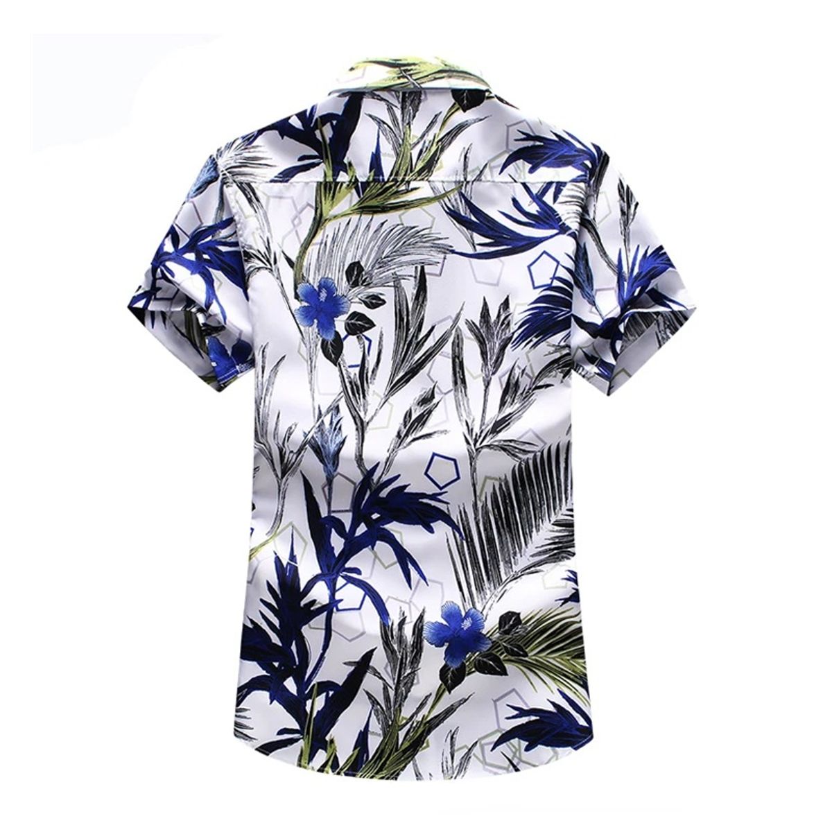 Men’s Summer Floral Print Shirt Casual Hawaiian Short Sleeve