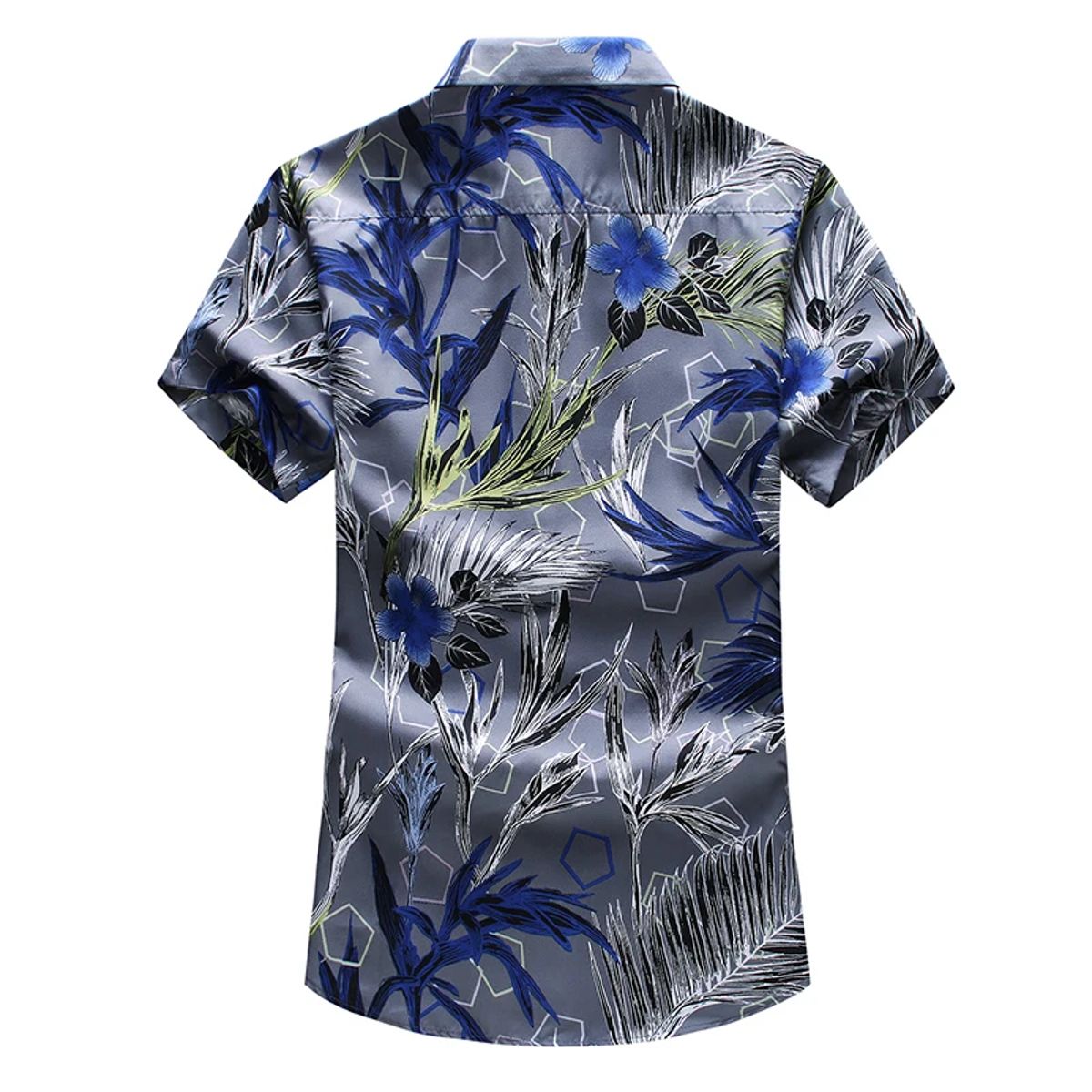 Men’s Summer Floral Print Shirt Casual Hawaiian Short Sleeve