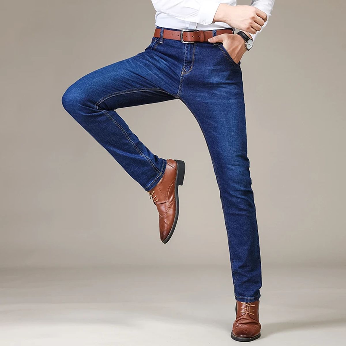 Brother Wang - Men's Skinny Jeans 1