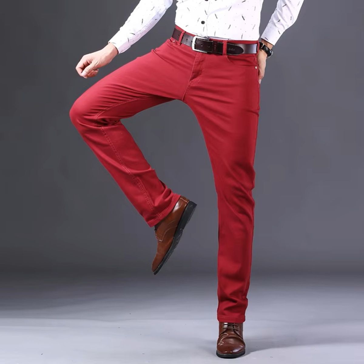 Classic Men's Denim Jeans for Casual and Business Wear Classic Men's Denim Jeans for Casual and Business Wear