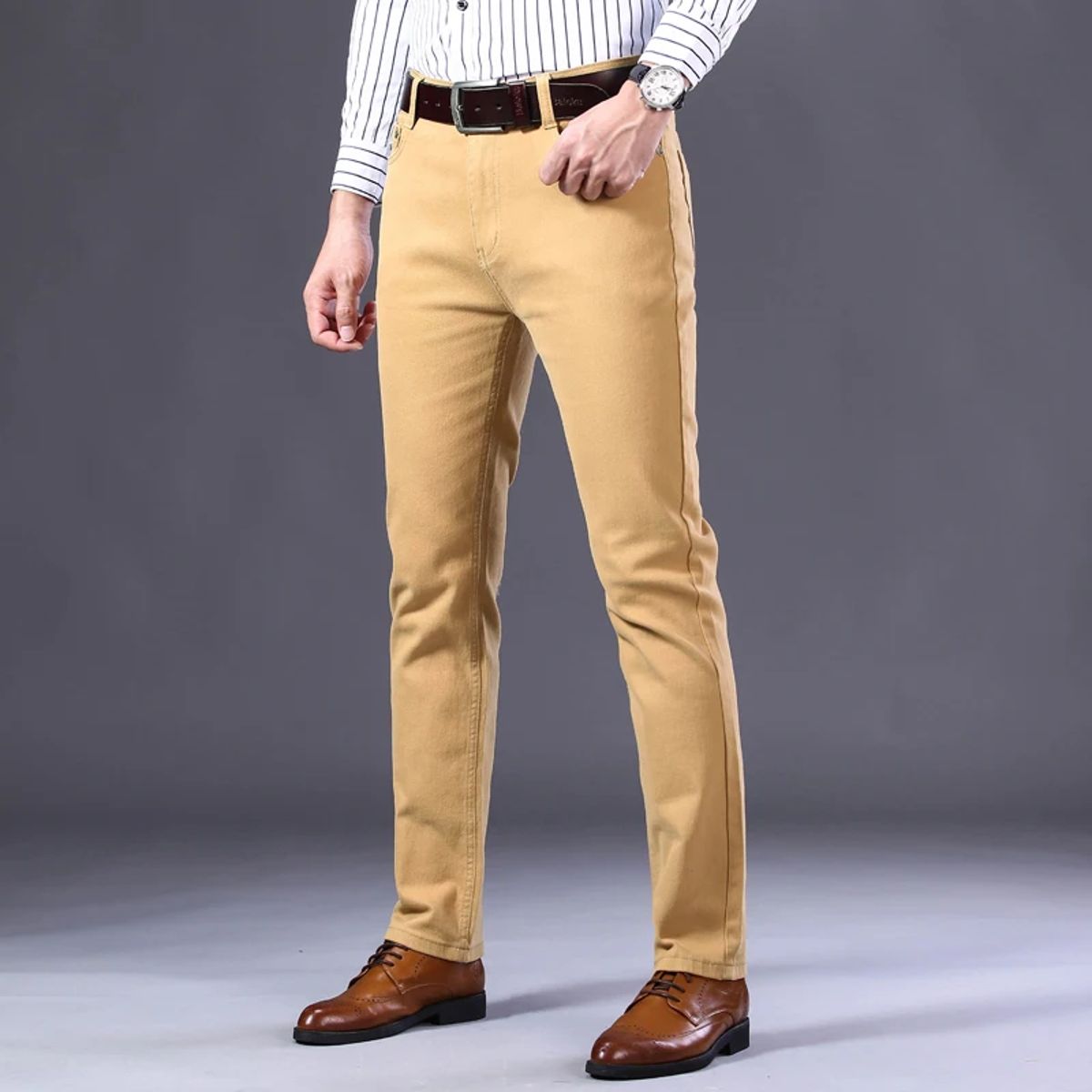 Classic Men's Denim Jeans for Casual and Business Wear Classic Men's Denim Jeans for Casual and Business Wear