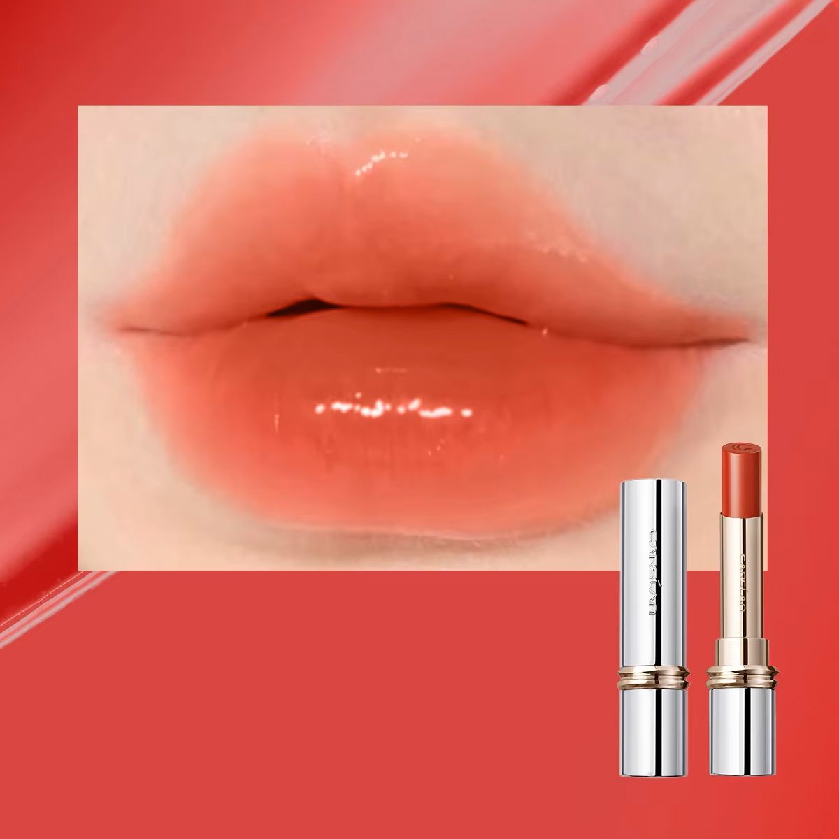 Long Lasting Moisturizing Lipstick with Plumping Glossy Finish Carslan - Women's Lips 5