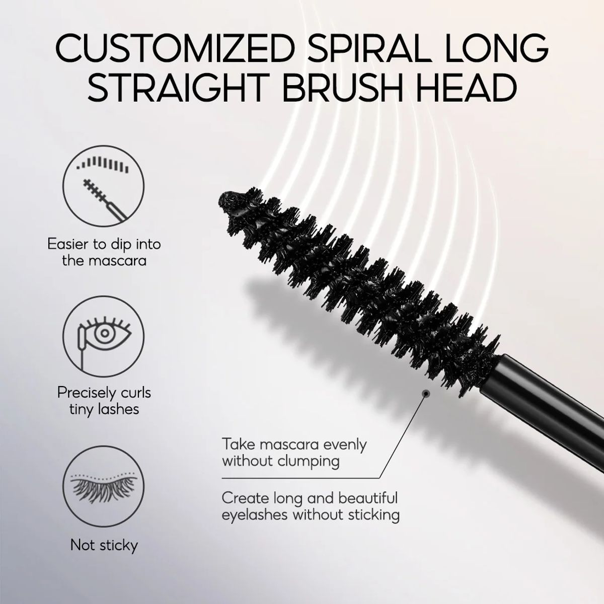 Multi-Effect 3D Mascara for Curling, Lengthening and Volume Carslan - Women's Eyes 1