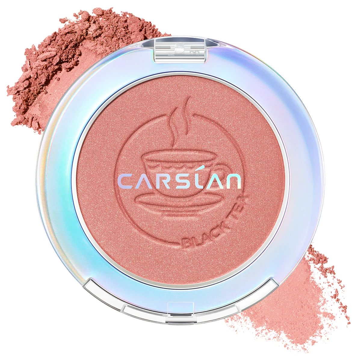 Dazzling Nude Matte Shimmer Blush Palette for Natural Glow Carslan - Women's Face