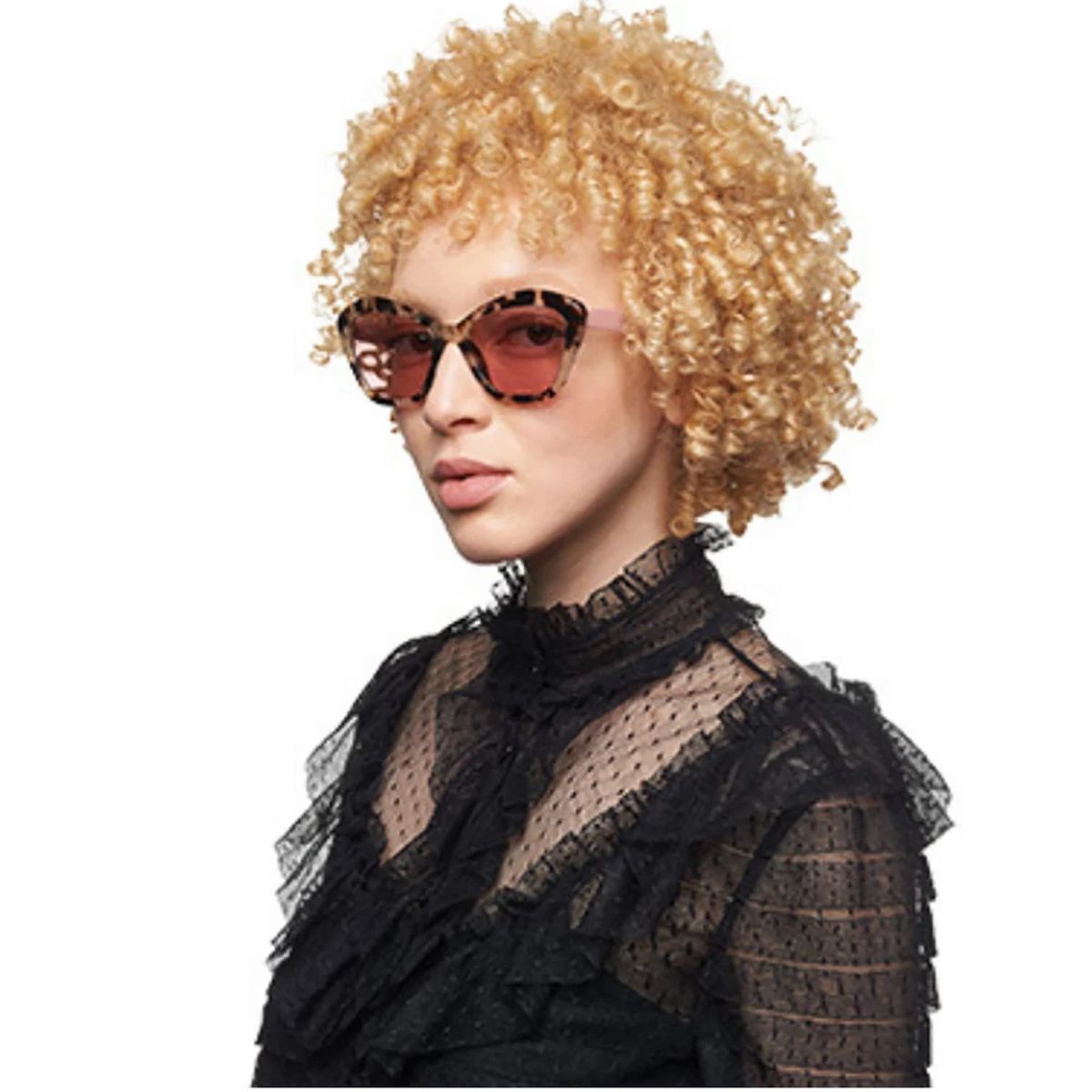 Retro Cat Eye Sunglasses with Gradient Lens for Women Vivibee - Women's Cat Eye Sunglasses 3
