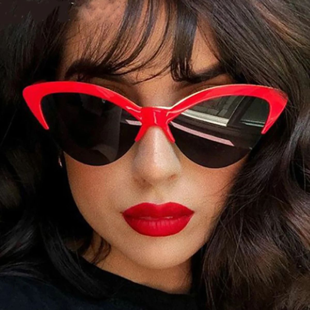 Vintage Cat Eye Sunglasses for Women with Gradient Lenses Vivibee - Women's Cat Eye Sunglasses 1