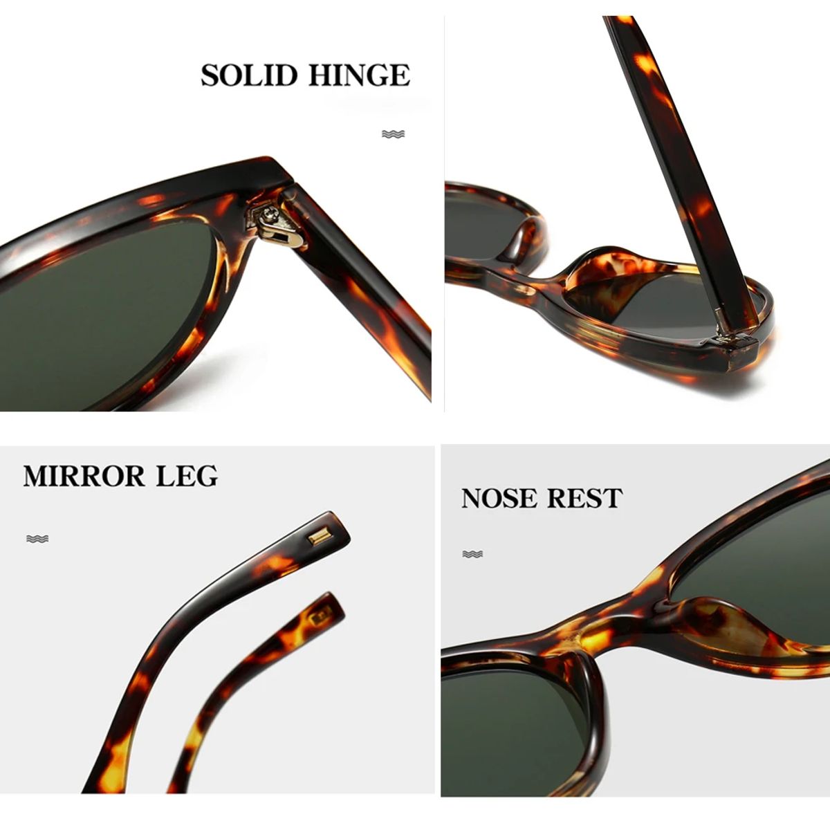 Retro Cat Eye Sunglasses for Women with UV Protection Vivibee - Women's Cat Eye Sunglasses 3