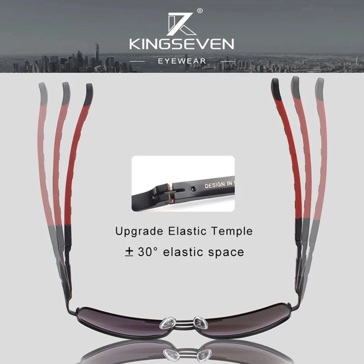 Kingseven - Men's Aviator Sunglasses 3