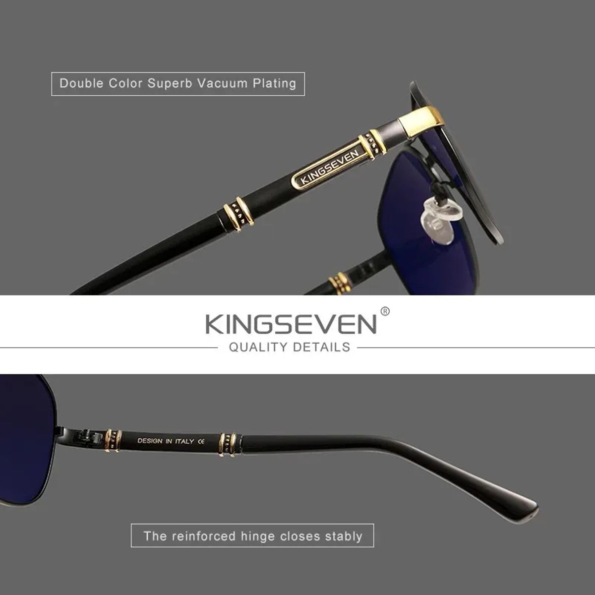 Classic Polarized Pilot Sunglasses for Men with UV400 Protection Classic Polarized Pilot Sunglasses for Men with UV400 Protection