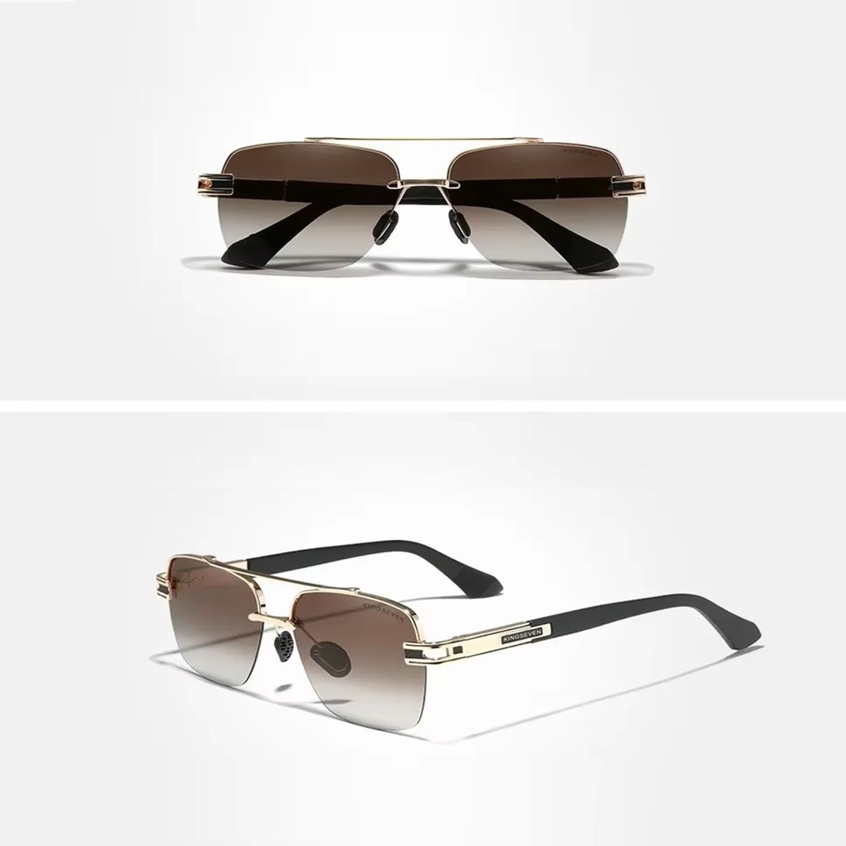 Kingseven - Men's Aviator Sunglasses 1