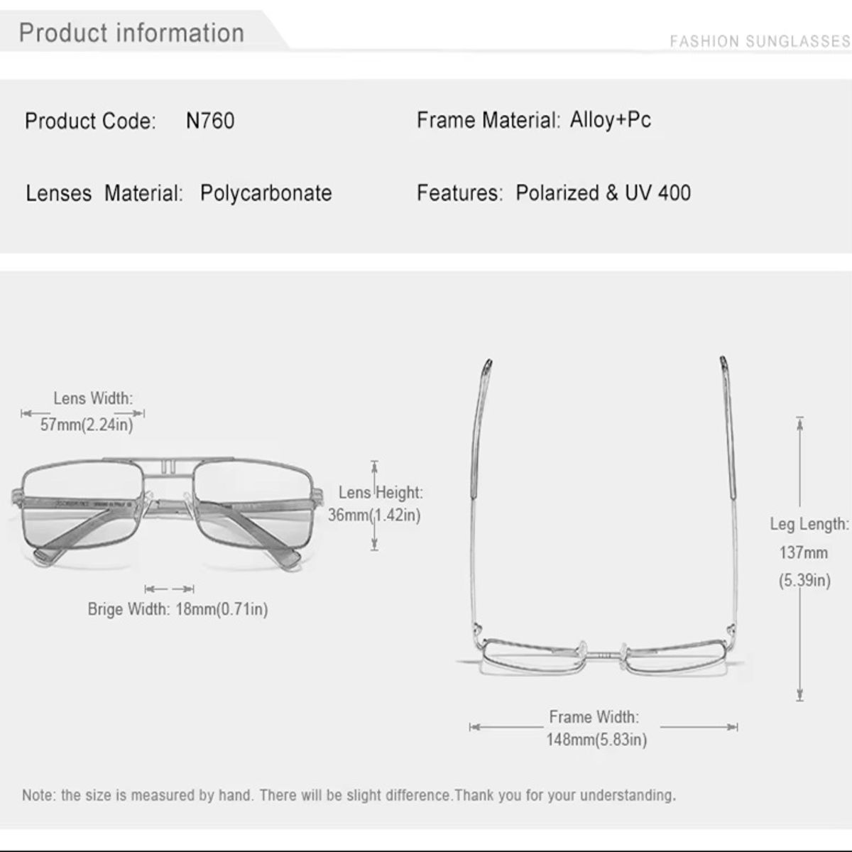 Vintage Rectangle Polarized Sunglasses with UV400 Protection for Outdoors Vintage Rectangle Polarized Sunglasses with UV400 Protection for Outdoors