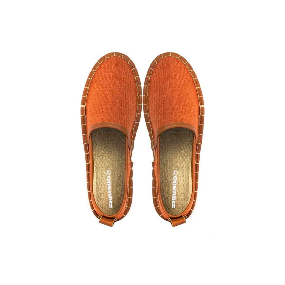 Handcrafted Dia Orange Zhivago Shoes with Soft Soles Handcrafted Dia Orange Zhivago Shoes with Soft Soles