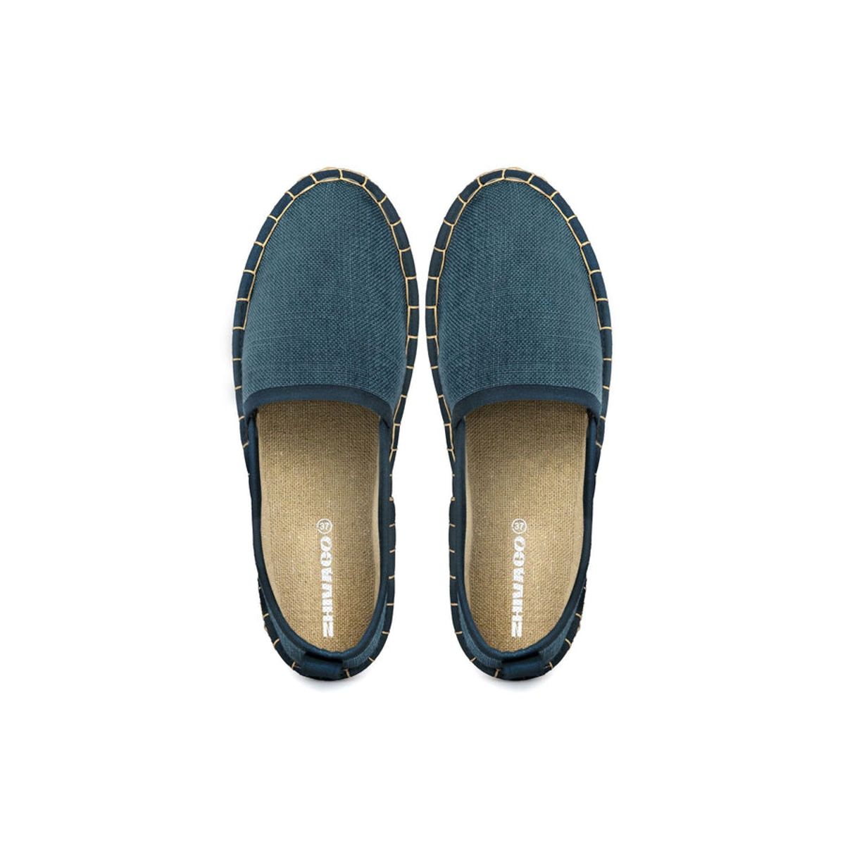 Handcrafted Dia Blue Zhivago Shoes with Soft Feet Comfort