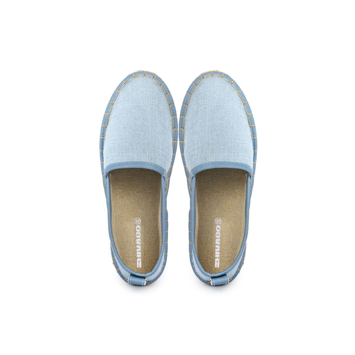 Dia Baby Blue Zhivago Shoes with Soft Handmade Design Dia Baby Blue Zhivago Shoes with Soft Handmade Design