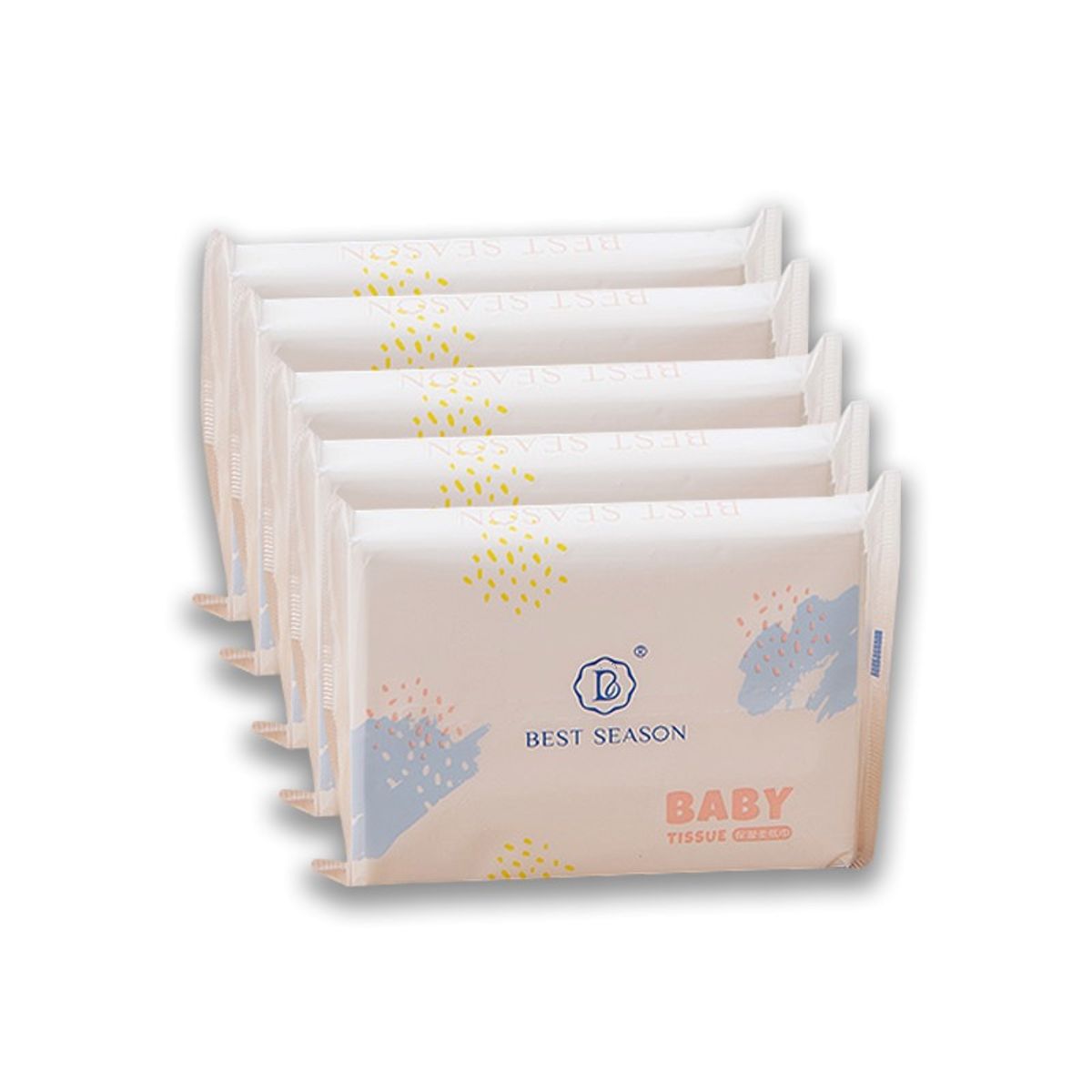 Best Season Ultra Soft Baby Tissue - 5 Packs Pikkaboo - Kids's Personal Care
