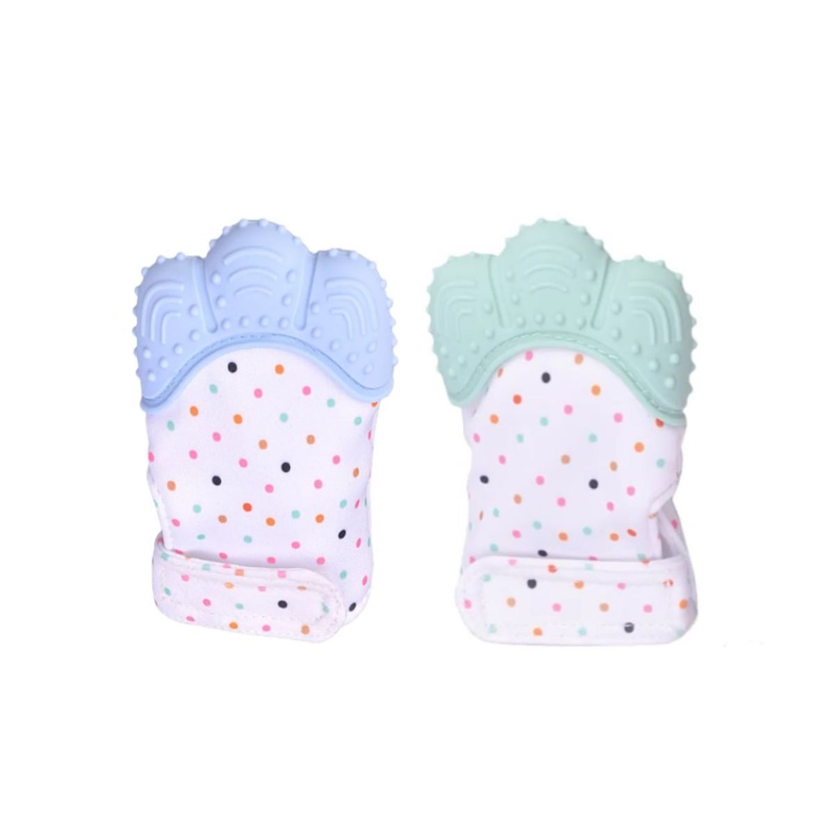 Organic 2-in-1 Baby Teether & Pacifier with BPA-Free Non-Slip Mittens Pikkaboo - Kids's Other Accessories