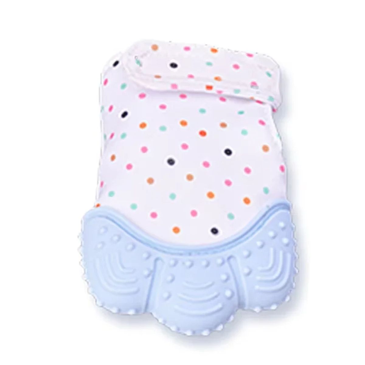 Organic 2-in-1 Baby Teether & Pacifier with BPA-Free Non-Slip Mittens Organic 2-in-1 Baby Teether & Pacifier with BPA-Free Non-Slip Mittens