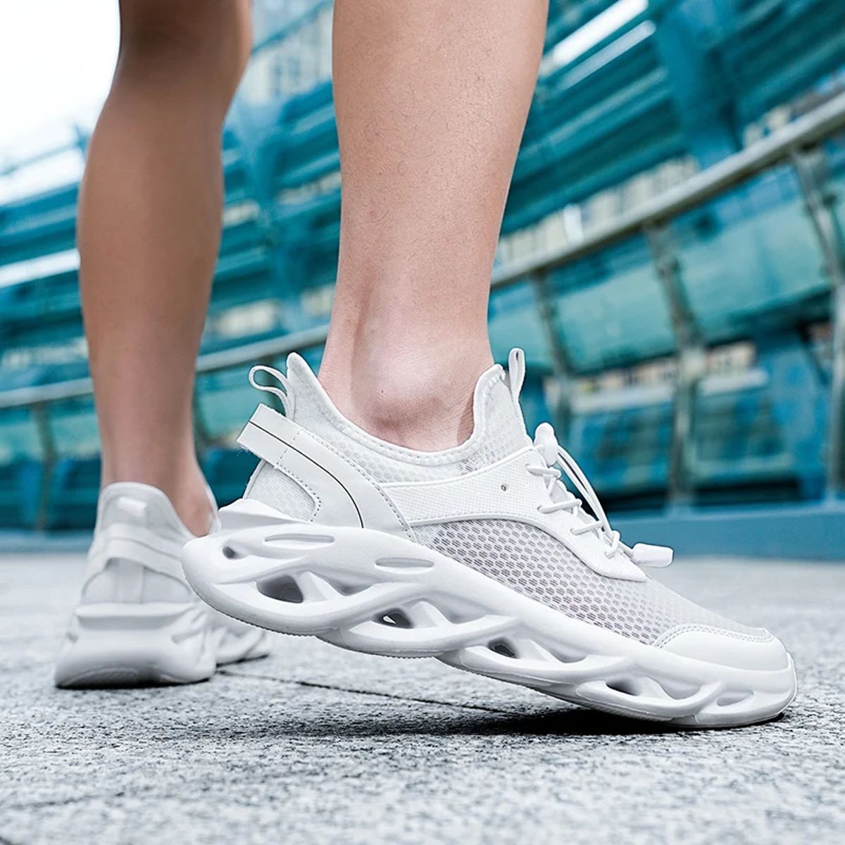 Men’s Lightweight Mesh Sneakers with Anti-Slip EVA Sole