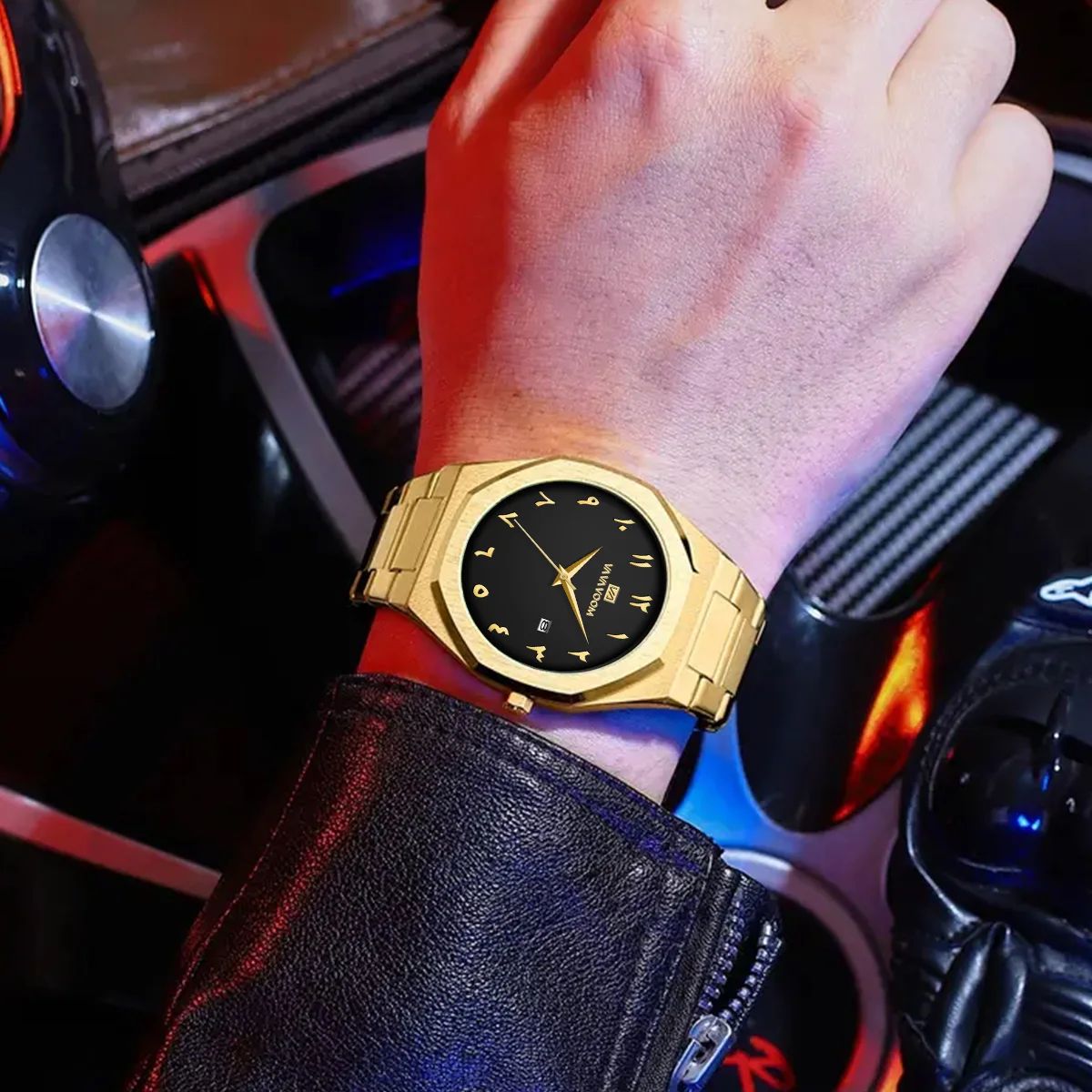 Stylish Stainless Steel Quartz Watch with Calendar and Water Resistance Stylish Stainless Steel Quartz Watch with Calendar and Water Resistance