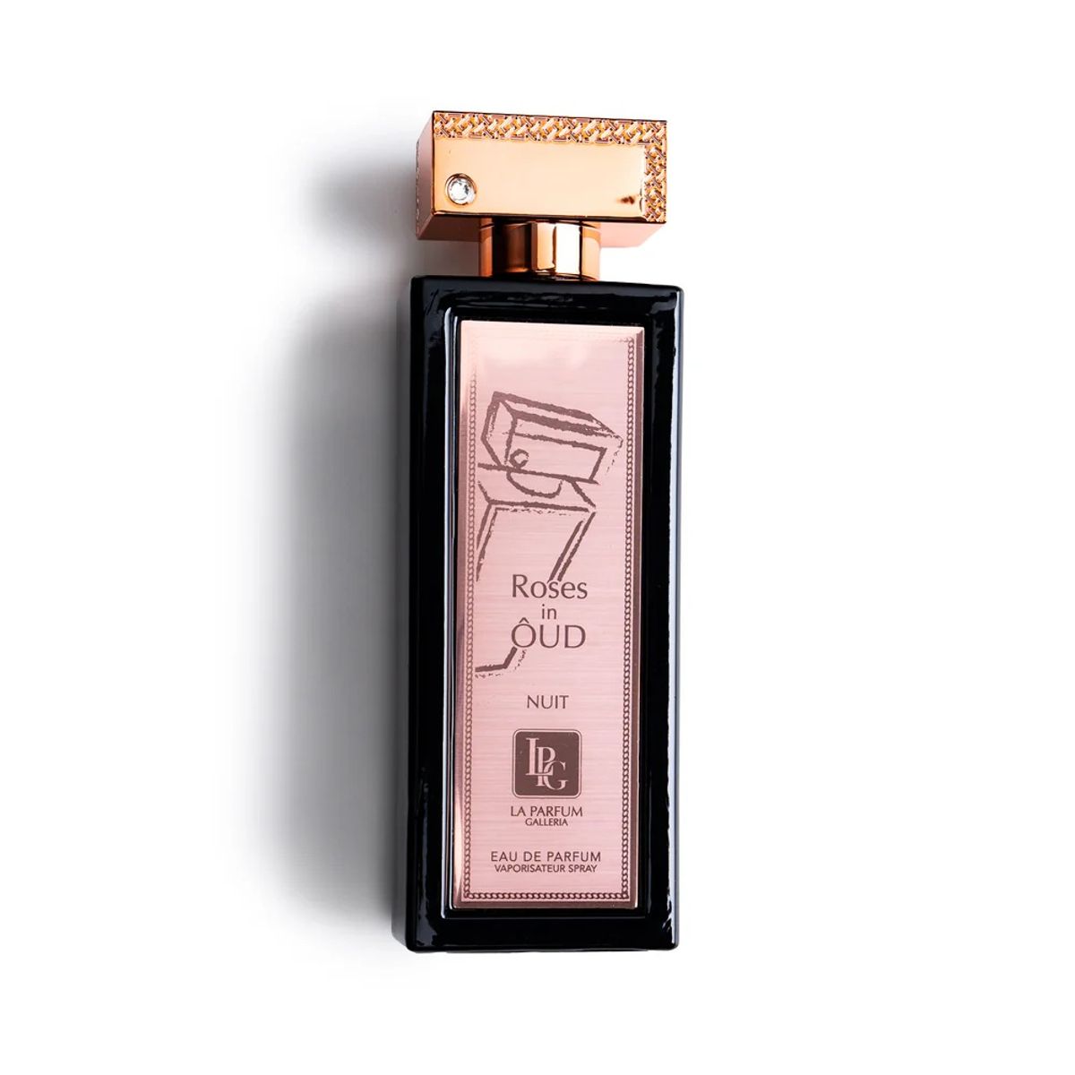 Roses in Oud Nuit Eau de Parfum – Long Lasting Elegant Fragrance La Parfum Galleria - Men's Eau De Parfum
