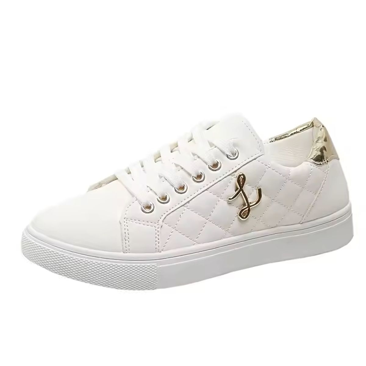 Women's Low-Cut Lace-Up Sneakers for Comfortable Walking