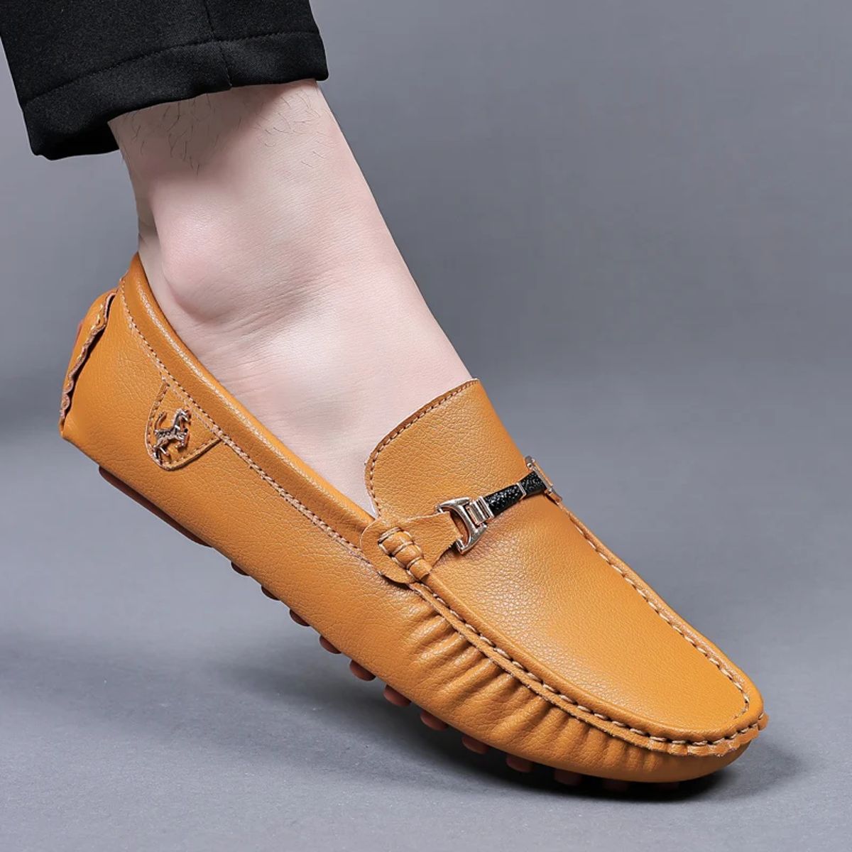Elegant Men’s Leather Loafers for Office, Wedding, and Casual Wear