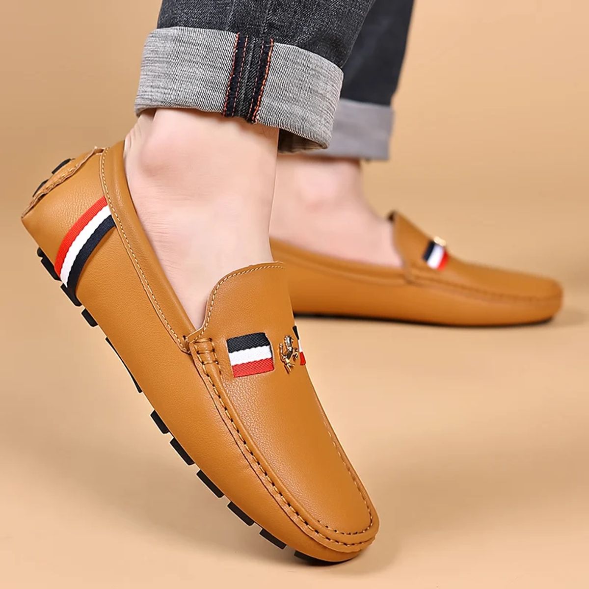 Men’s PU Leather Slip-On Loafers for Business and Casual Men’s PU Leather Slip-On Loafers for Business and Casual