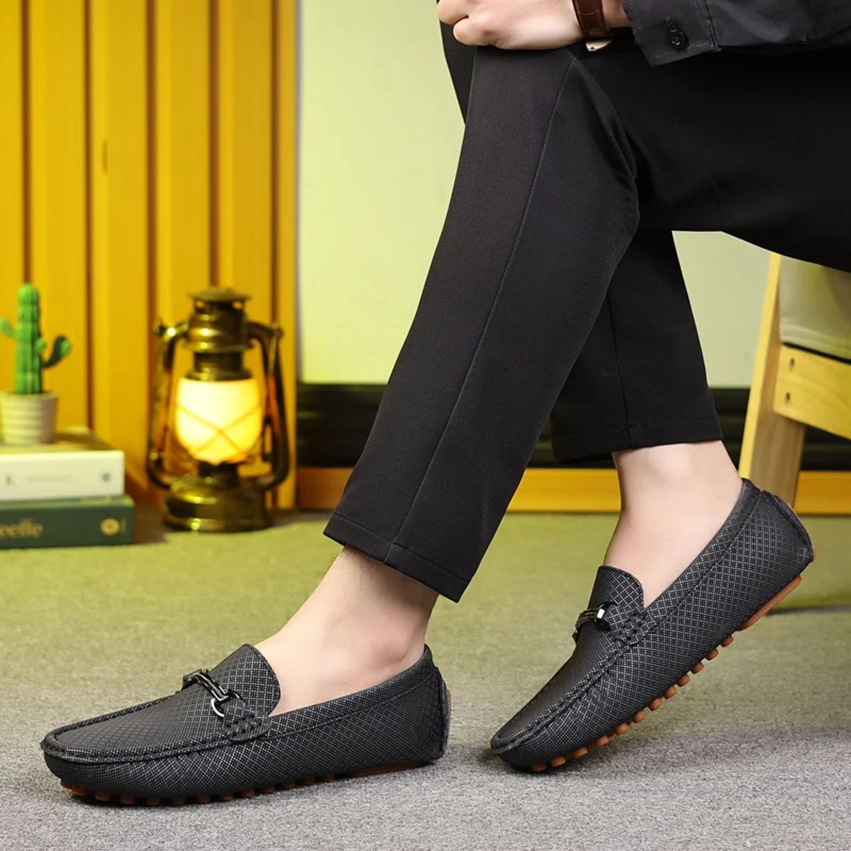 Elegant Men’s Leather Loafers for Business, Casual, and Wedding Wear Elegant Men’s Leather Loafers for Business, Casual, and Wedding Wear