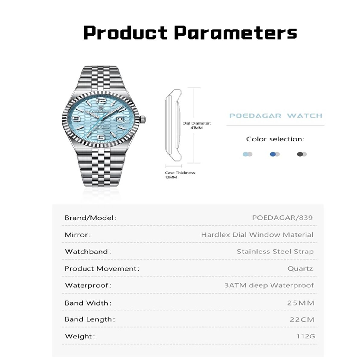 Poedagar - Men's Dress Watches 5