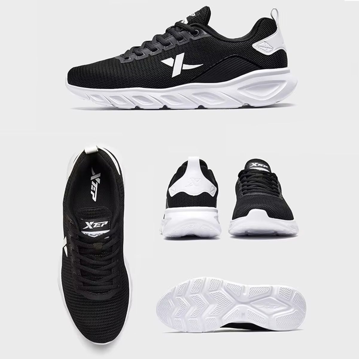 Lightweight Breathable Running Shoes for Men with Shock Absorption