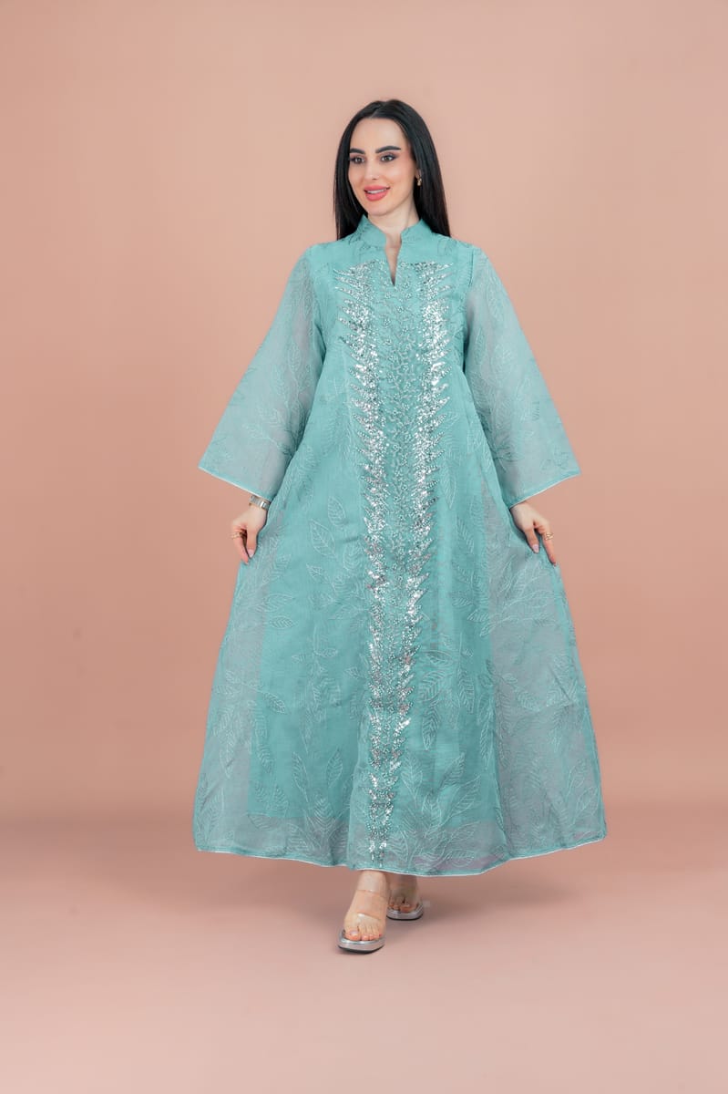 Pearl and Pattern Elegance Jalabiya IKKXA - Women's Jalabiyas 60