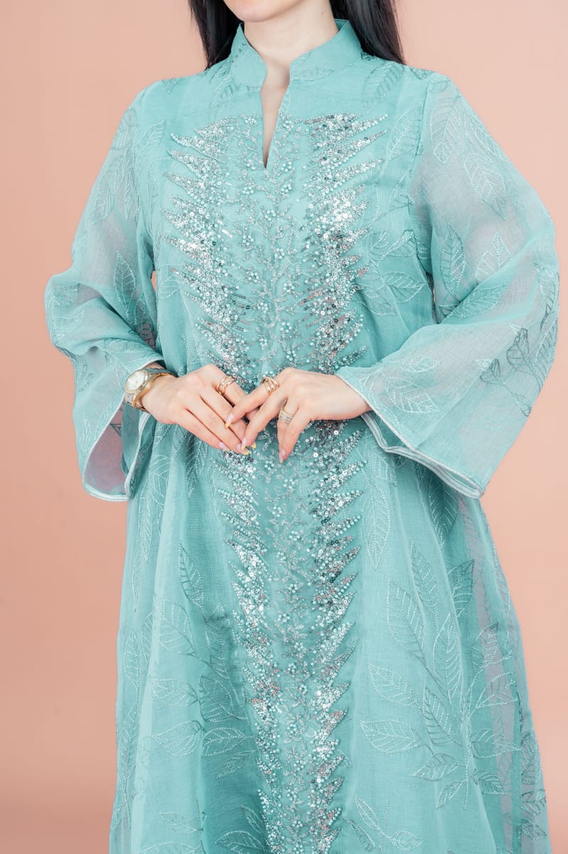 Pearl and Pattern Elegance Jalabiya IKKXA - Women's Jalabiyas 61