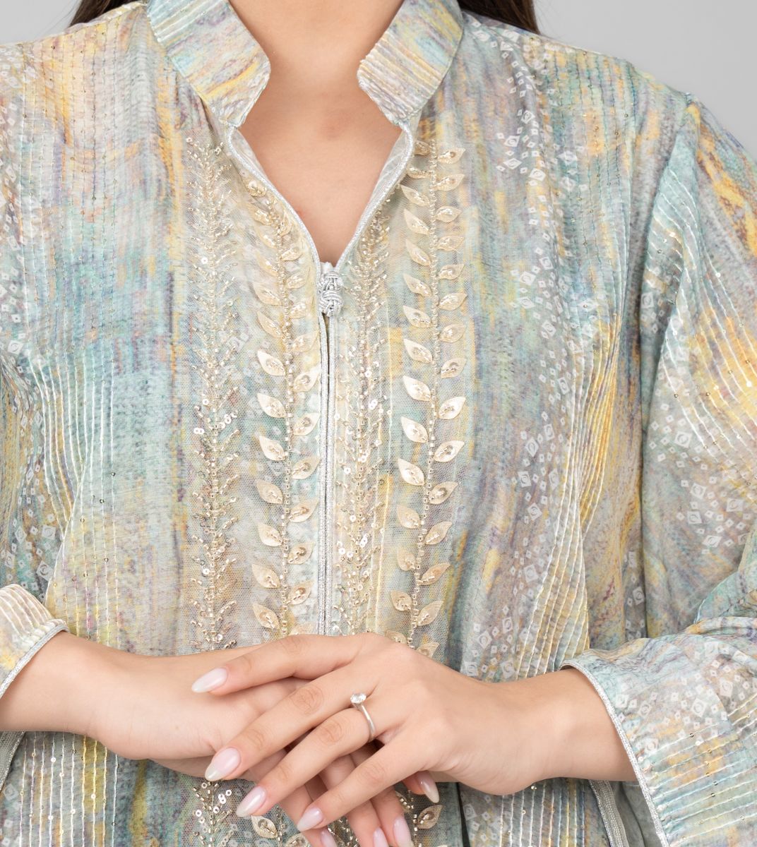 Petal Grace Embroidered Jalabiya with Belt IKKXA - Women's Jalabiyas 41