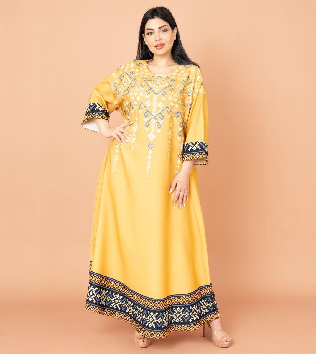 Graceful Oriental Charm Jalabiya Outfit IKKXA - Women's Jalabiyas 58