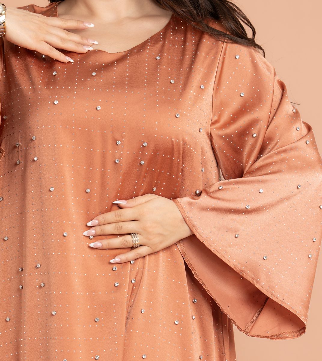 Crystal Patterns Luxury Jalabiya IKKXA - Women's Jalabiyas 21