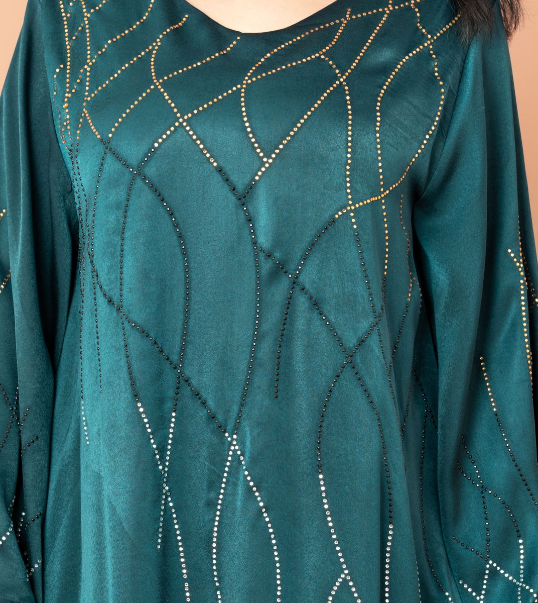 Soft Flowing Celestial Glow Jalabiya IKKXA - Women's Jalabiyas 41