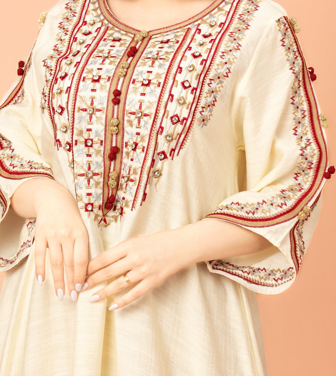 Classic Embroidered Jalabiya for Everyday Elegance IKKXA - Women's Jalabiyas 61