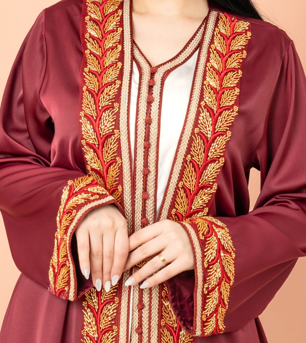 Stylish Belted 2-Piece Kaftan Set IKKXA - Women's Kaftans 1