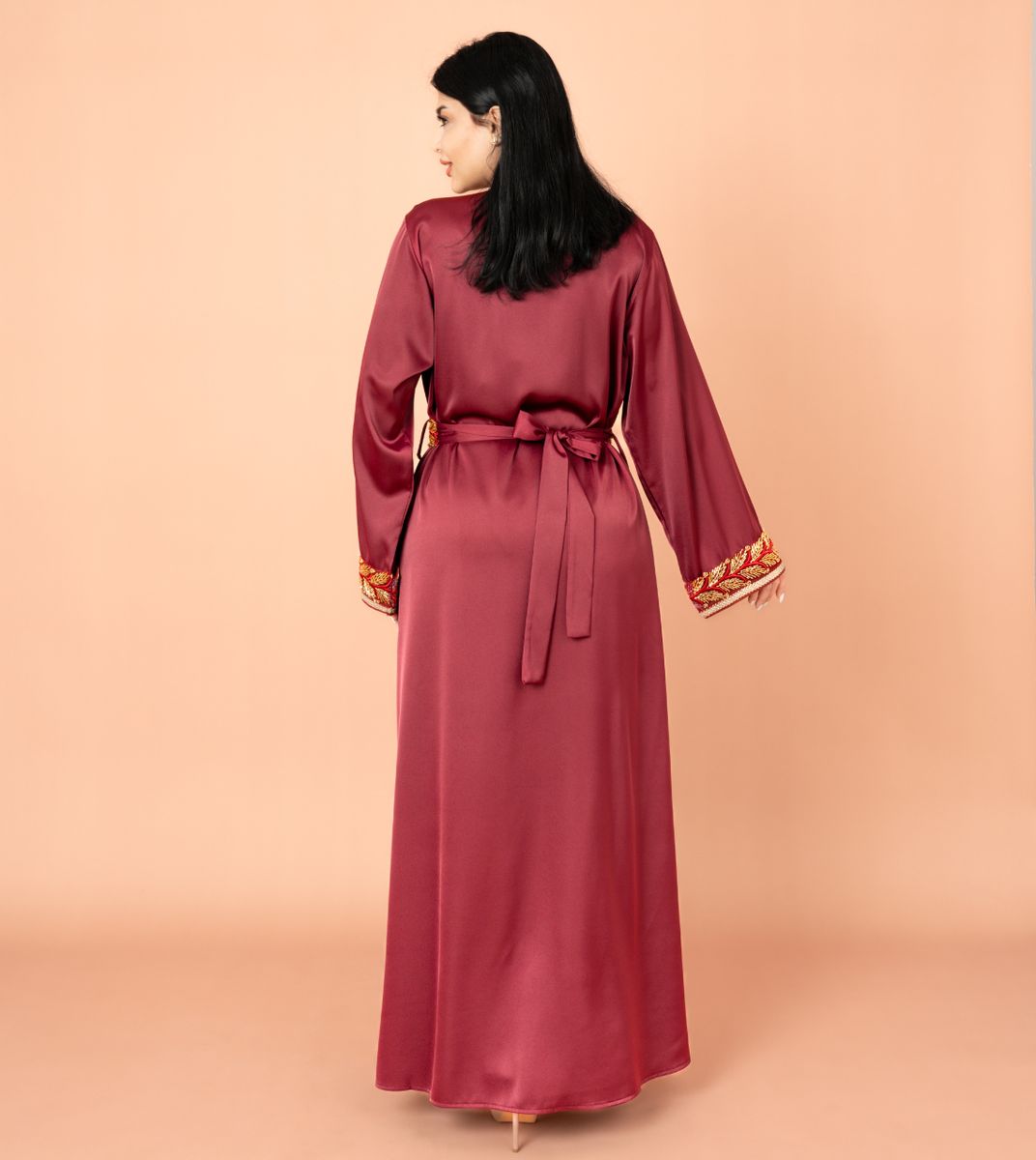 Stylish Belted 2-Piece Kaftan Set IKKXA - Women's Kaftans 3