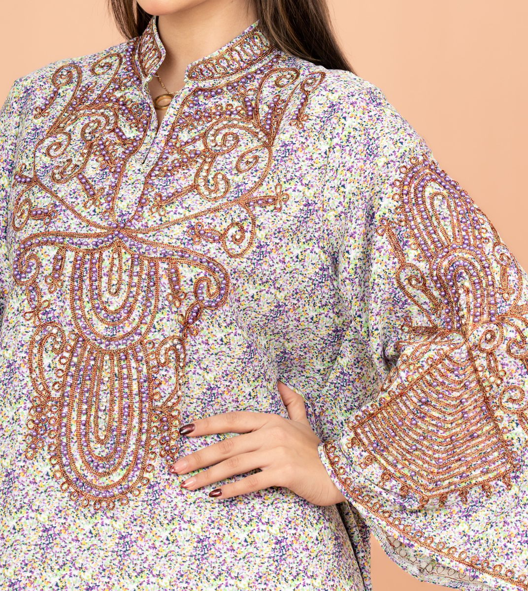 Crystal and Thread Elegance Jalabiya IKKXA - Women's Jalabiyas 20