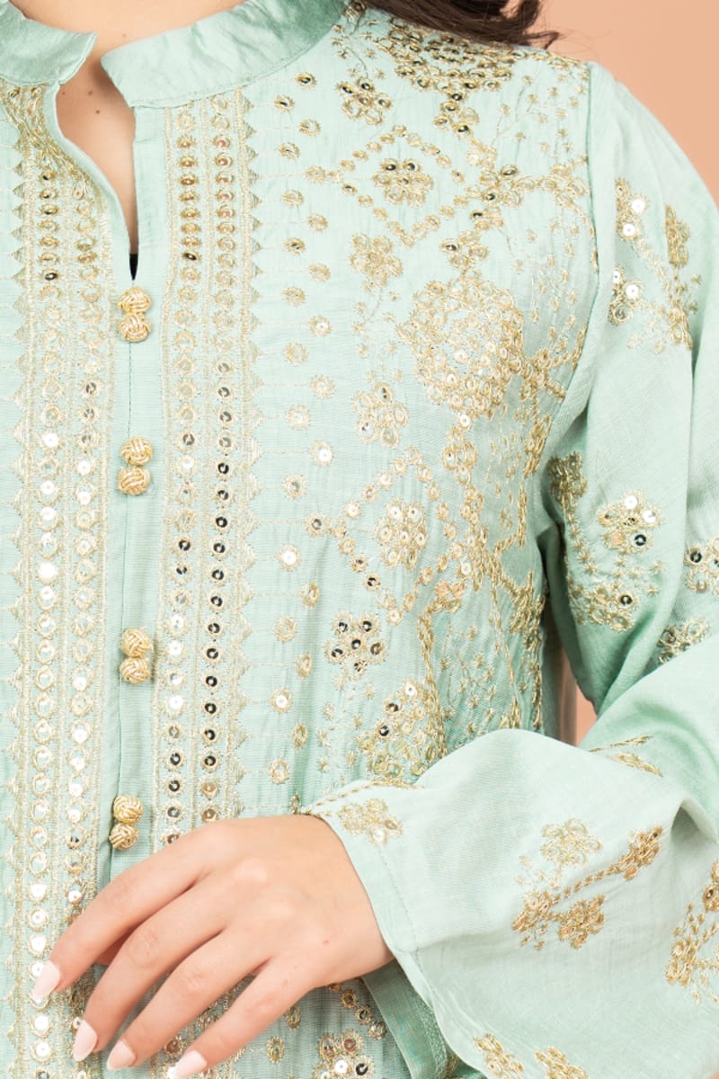 Elegant Jalabiya with Intricate Embroidery Work IKKXA - Women's Jalabiyas 60