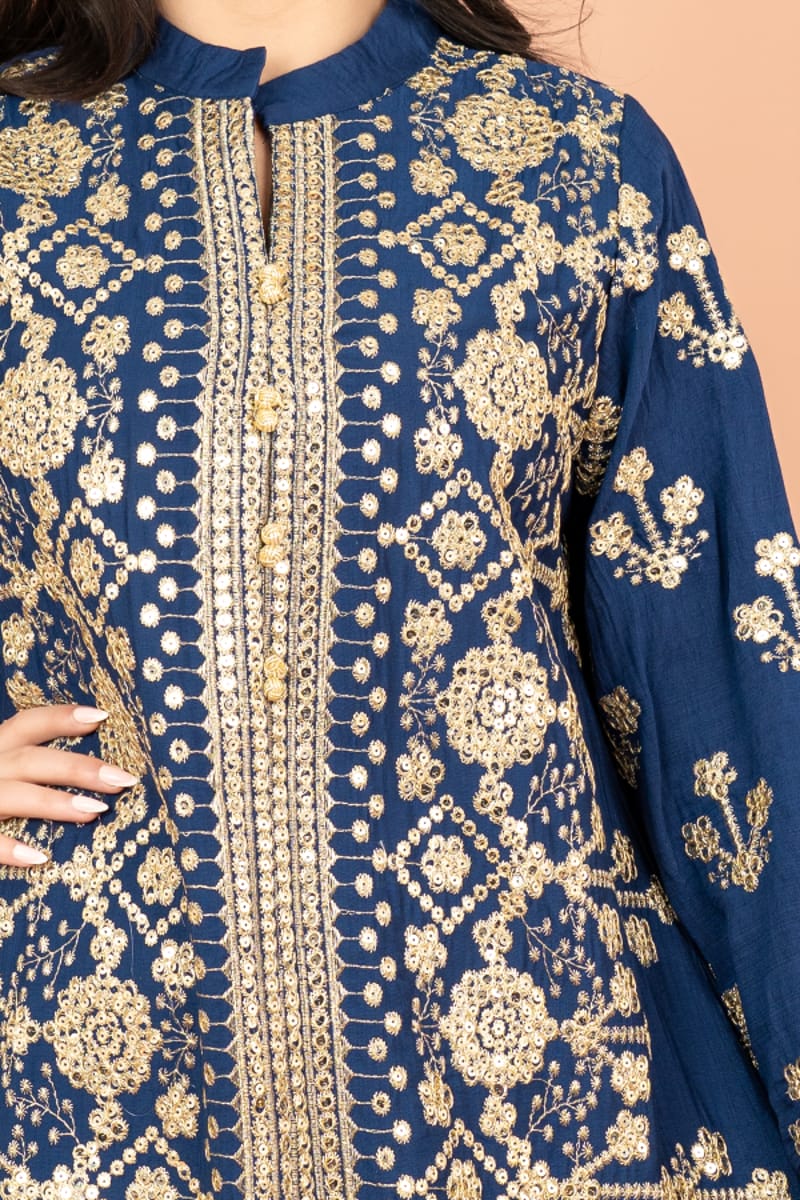 Elegant Jalabiya with Intricate Embroidery Work IKKXA - Women's Jalabiyas 20