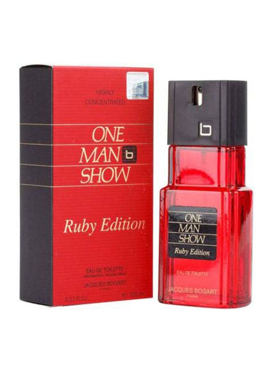 One Man Show Ruby Edition Edt for Men 100ml Jacques Bogart - Men's Eau De Toilette