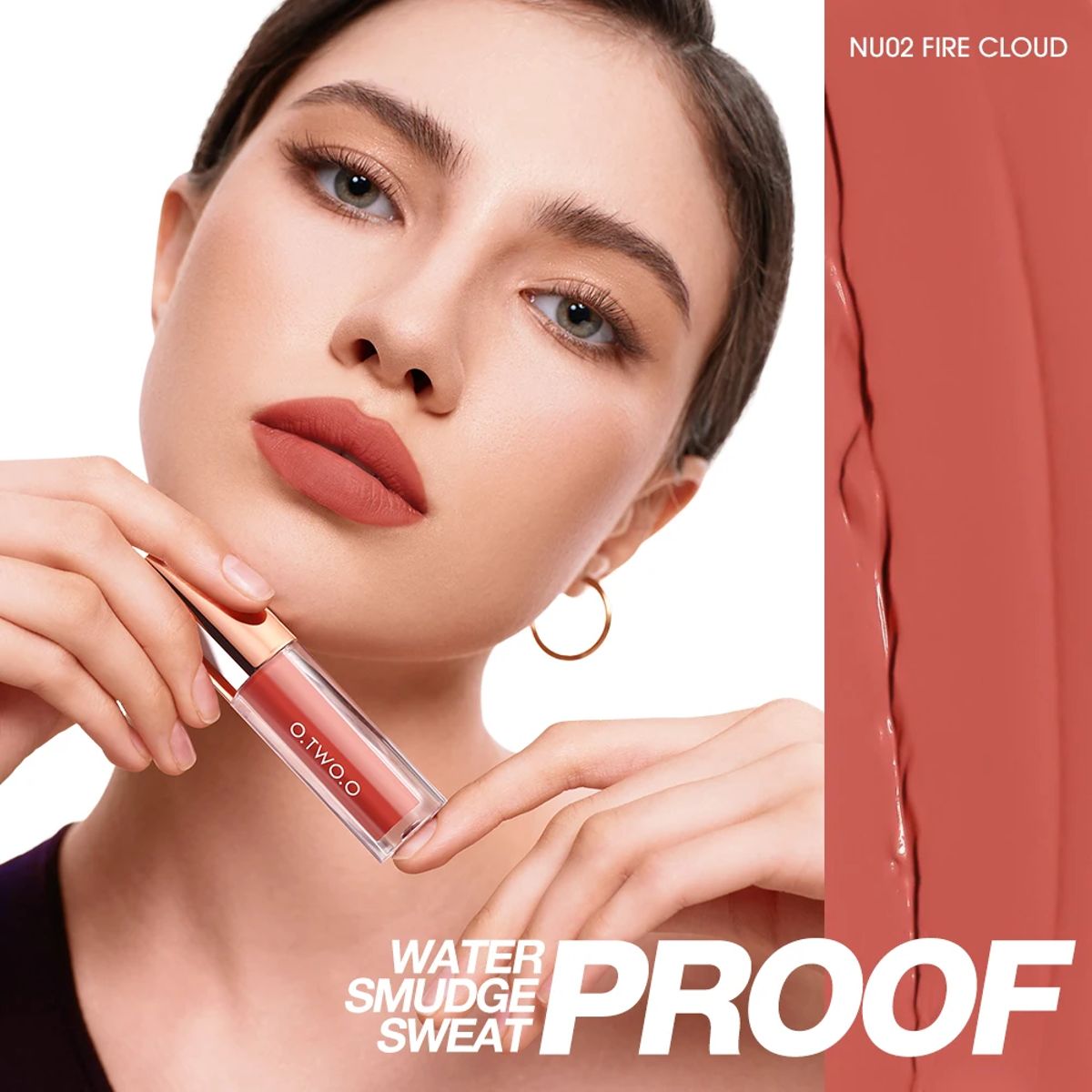 Ultra-Lasting Matte Lip Tint with Waterproof Color-Lock Finish O.TWO.O - Women's Lips 2
