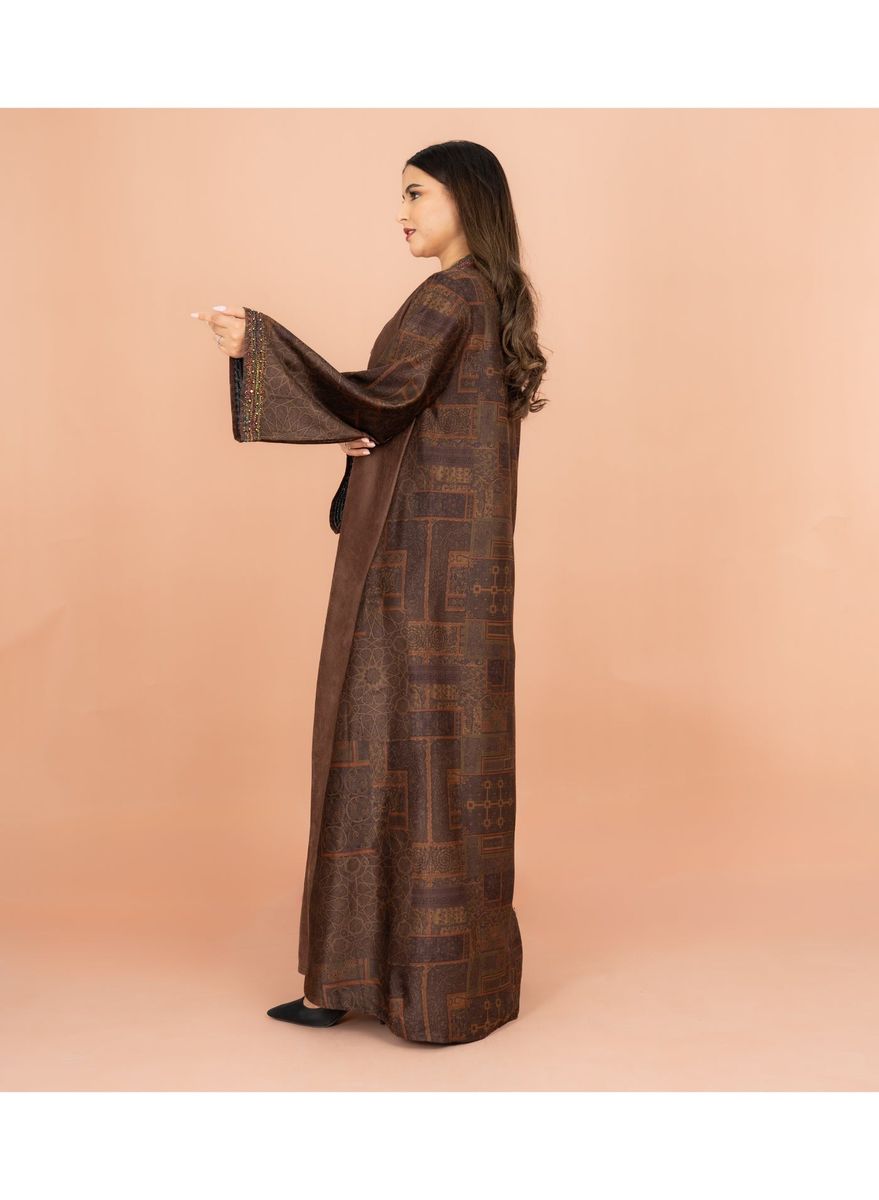 Luxury Colorful Embroidery Wide Sleeves Solid Jalabiya IKKXA - Women's Jalabiyas 43