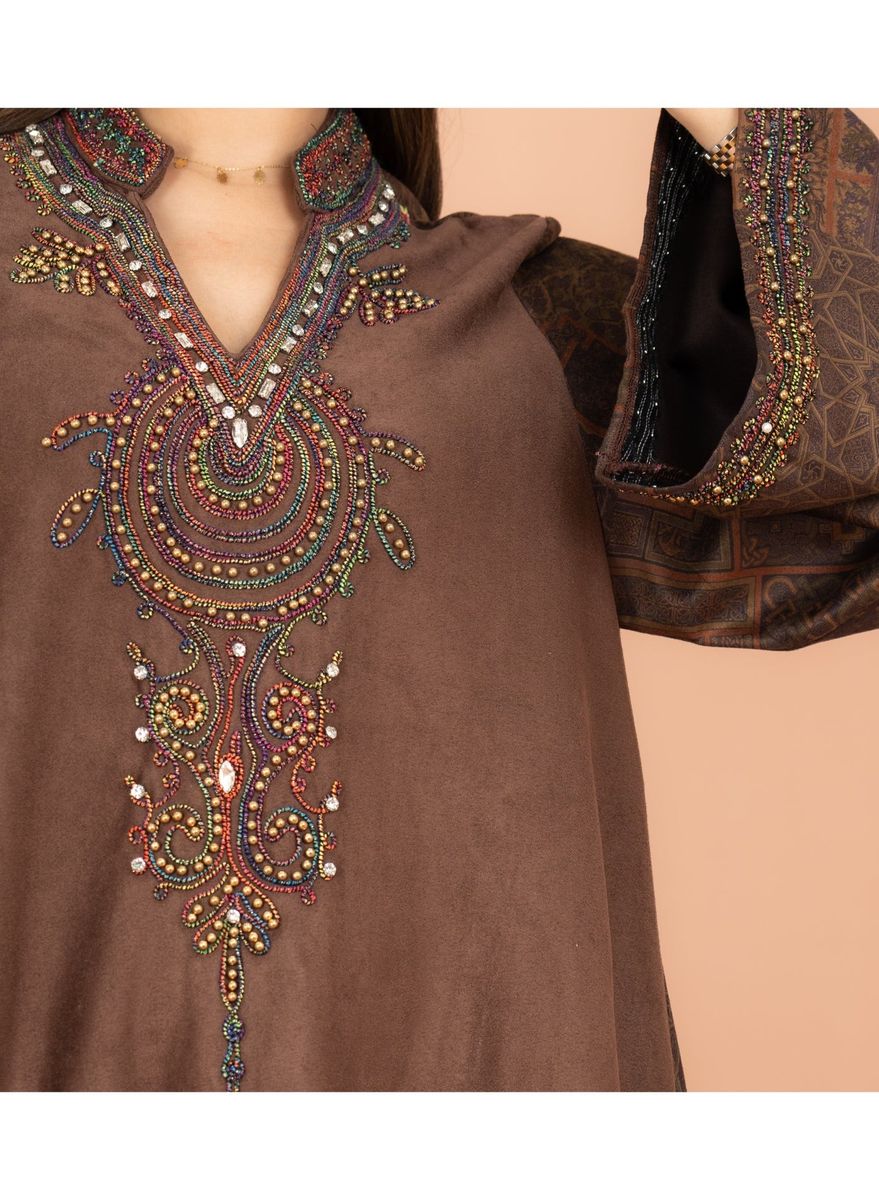 Luxury Colorful Embroidery Wide Sleeves Solid Jalabiya IKKXA - Women's Jalabiyas 40