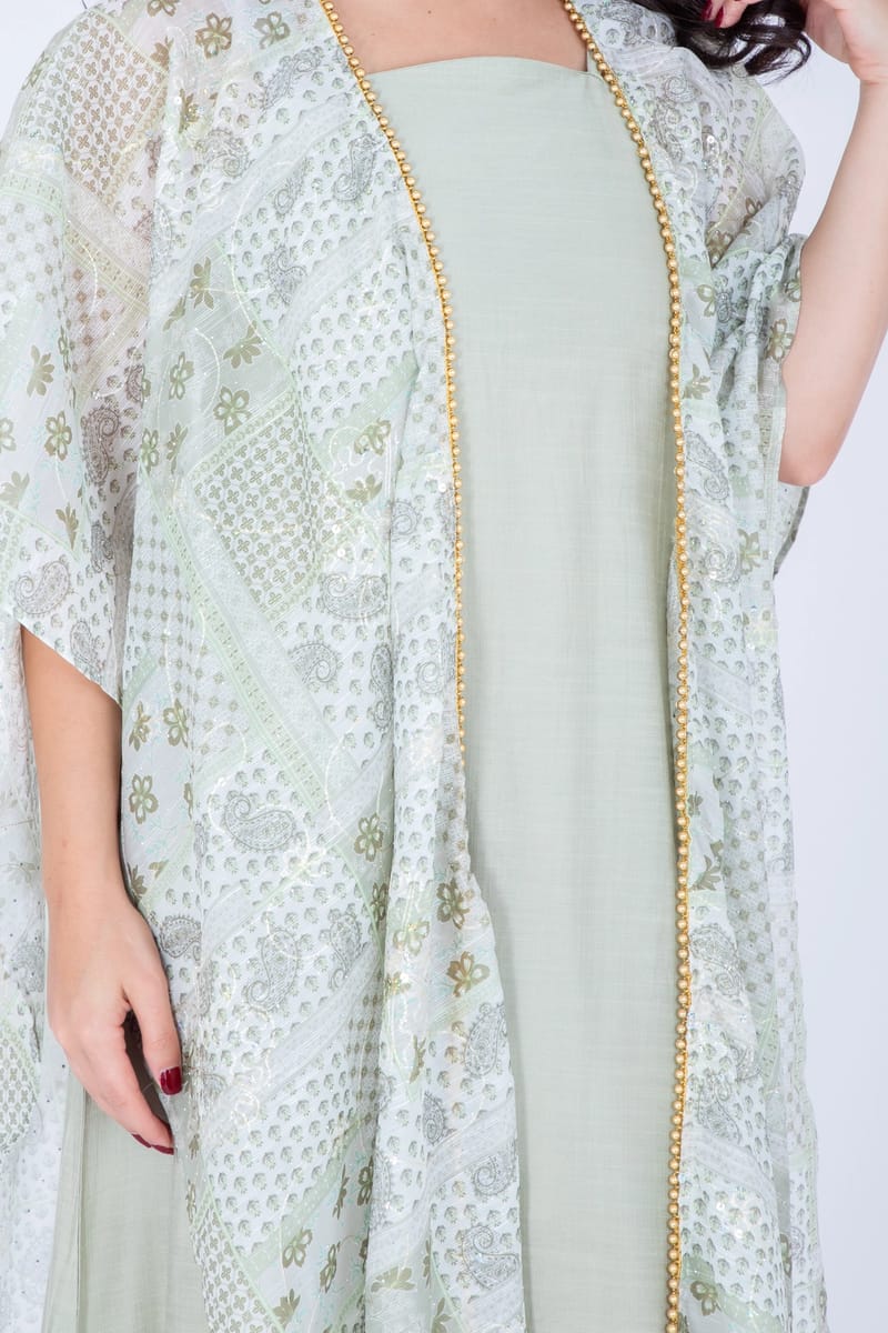 Modern Shawl Design Short Jalabiya IKKXA - Women's Jalabiyas 21
